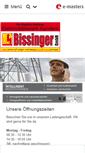 Mobile Screenshot of elektro-bissinger.de